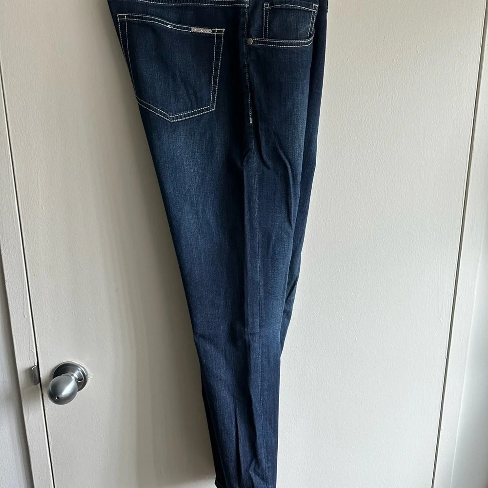 Cesare Attolini Dark Stretch Contrast Denim